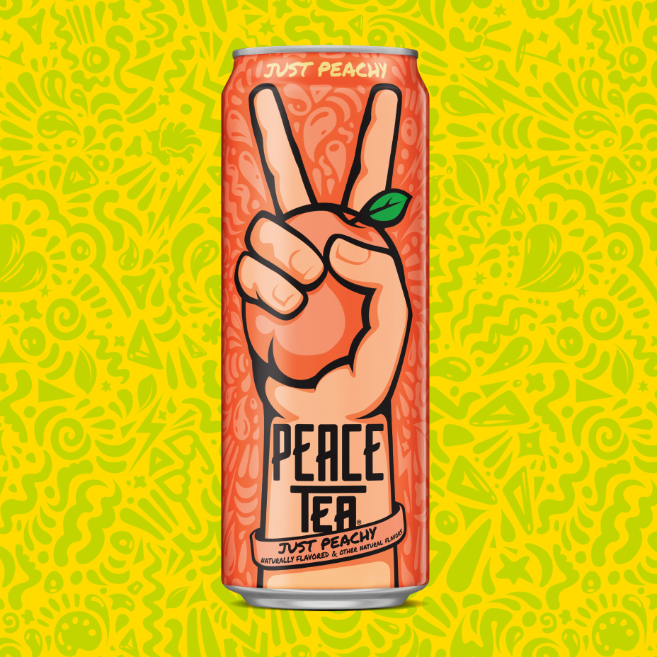 Peace Tea Just Peachy Can, 23 fl oz