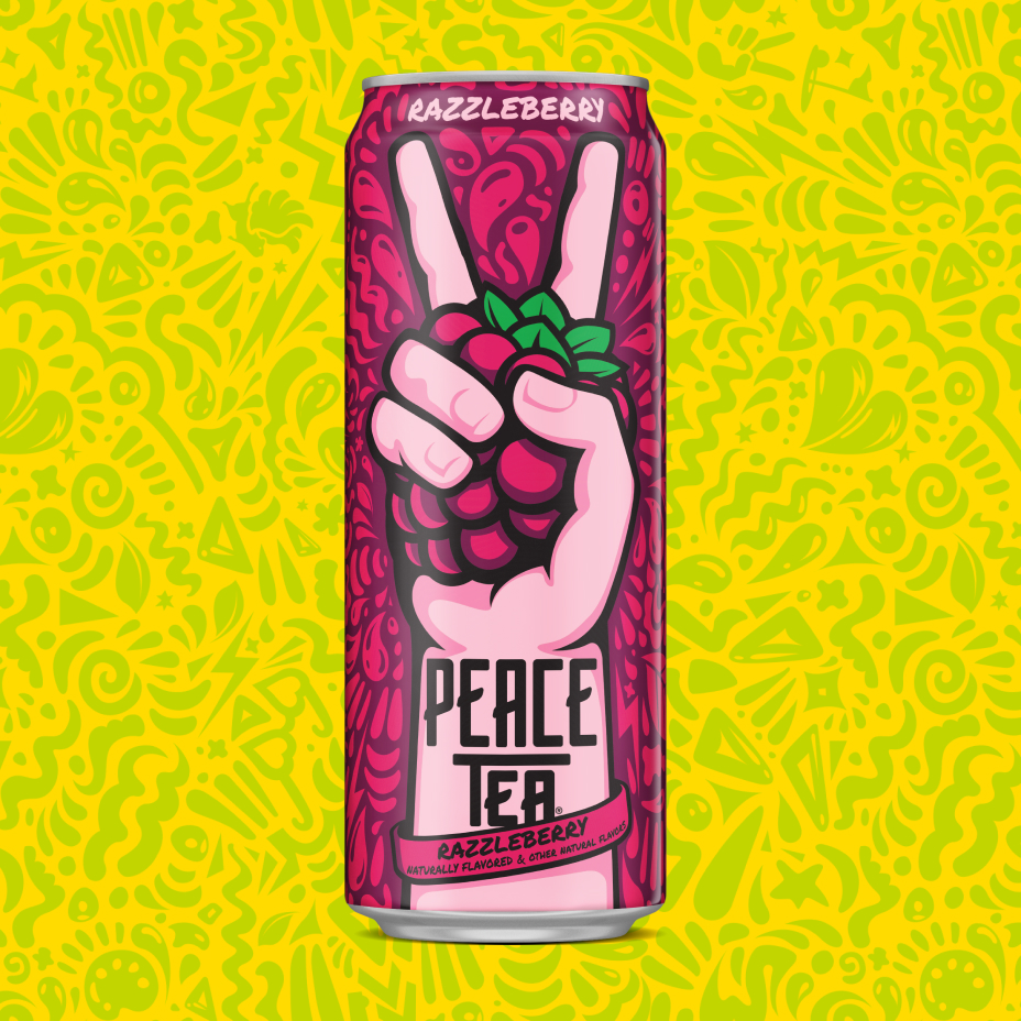 Peace Tea Razzleberry Can, 23 fl oz