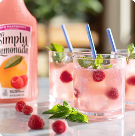 Simply® Lemonade Raspberry Spritzer