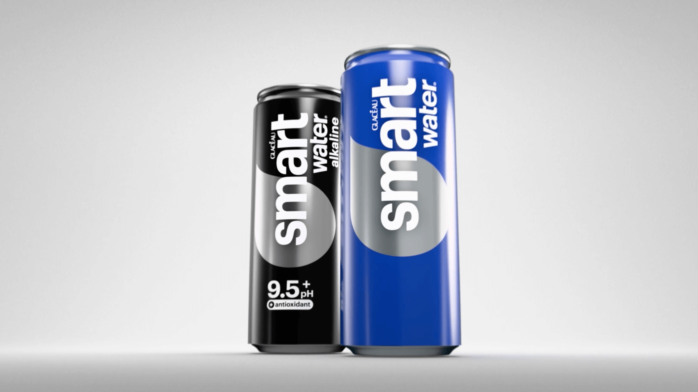 two cans of smartwater