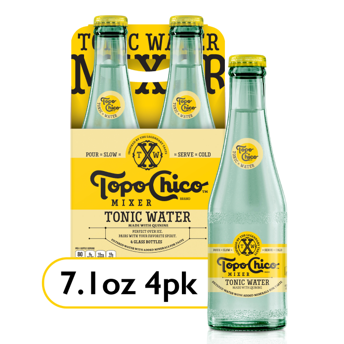 Topo Chico Tonic Water 7.1 fl oz, 4 Pack