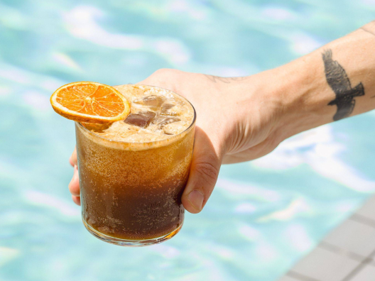 Orange Espresso Fizz