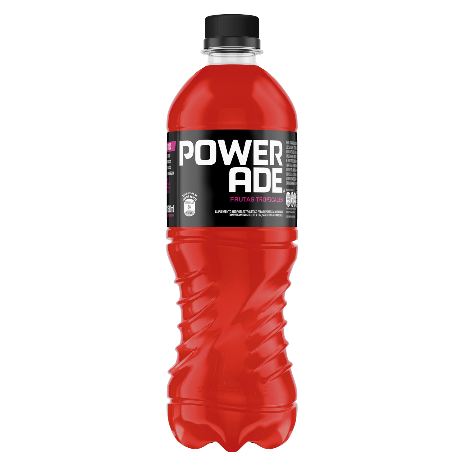 Botella de Powerade Frutas Tropicales 600ml
