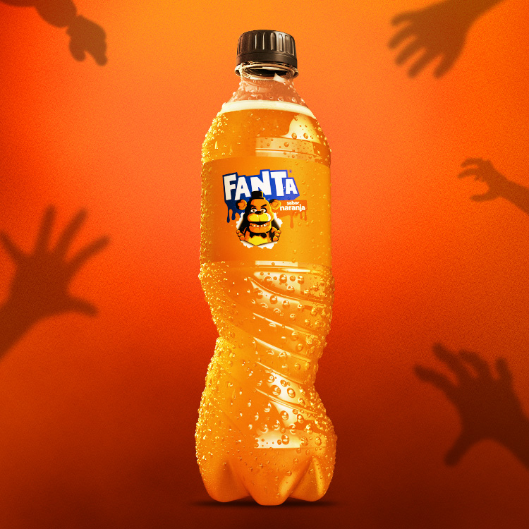Botella de Fanta Sabor Naranja