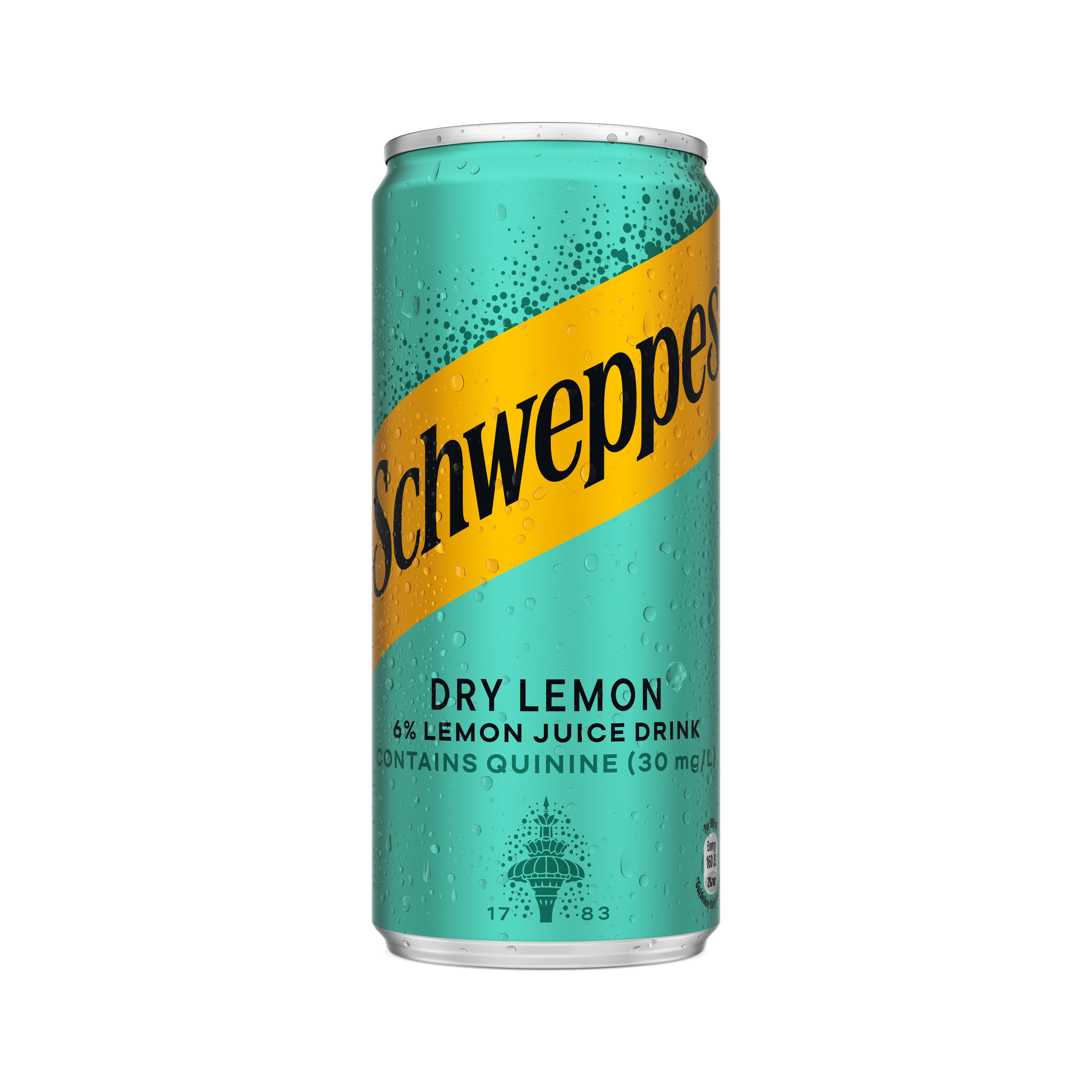 Bottle of Schweppes Dry Lemon