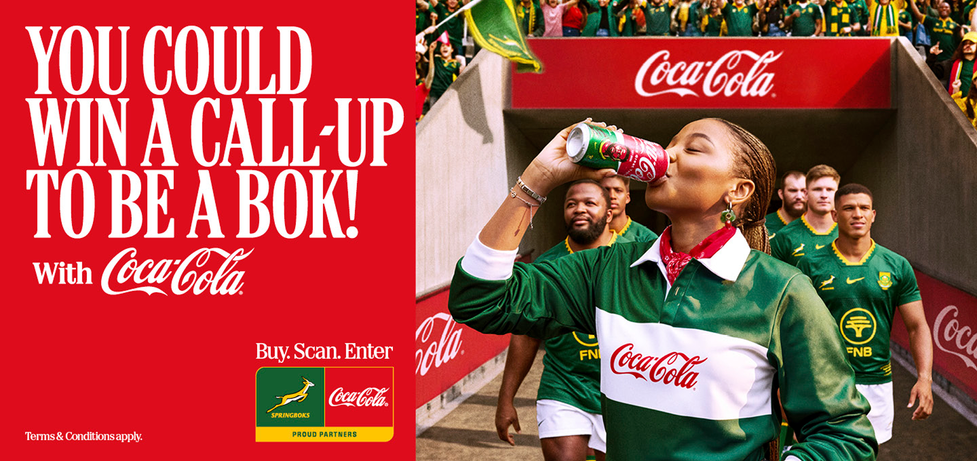 You Could Win A Call-up To Be A Bok! With Coca-Cola